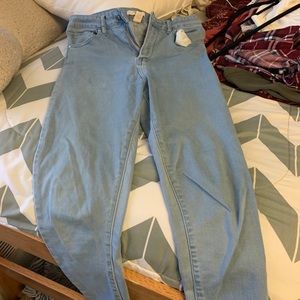 Light wash jeans